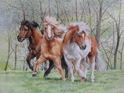 Playtime Horse Painting @Caroline Cook